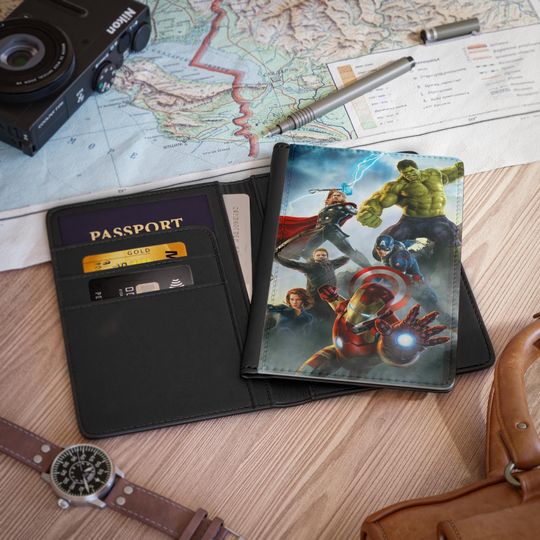 Superhero Passport Cover