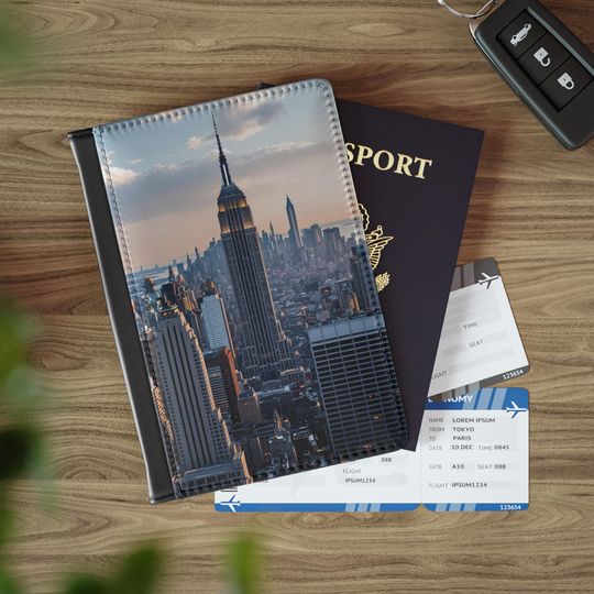 Empire State Building Passport Cover