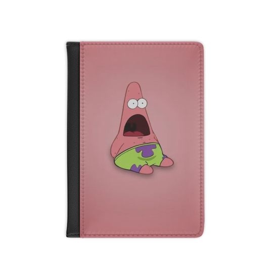 Funny Patrick Star Passport Cover