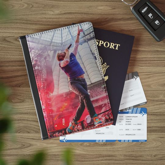 Coldplay Passport Cover