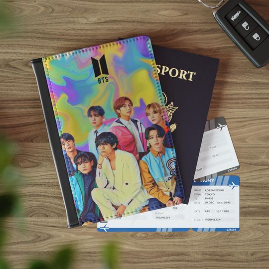 BTS Passport Cover