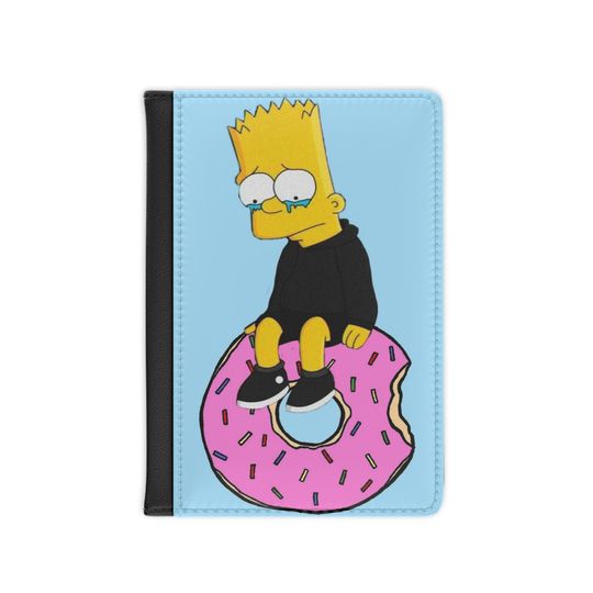 Sad Bart Simpson Passport Cover