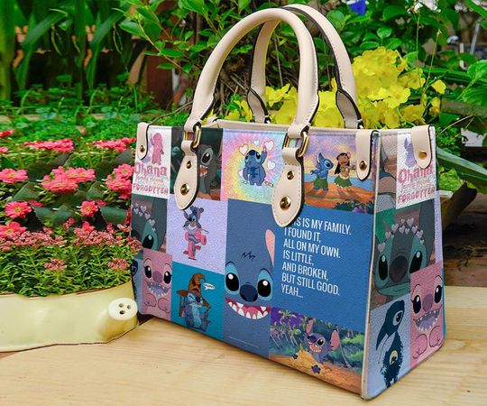 Personalized Stitch Leather Handbag, Stitch Handbag, Shoulder Bag, Crossbody Bag