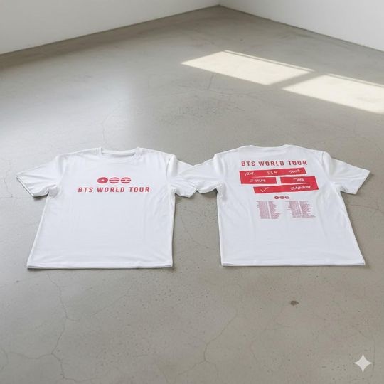 BTS World Tour 2026 T-Shirt, Army Fan Concert Gift