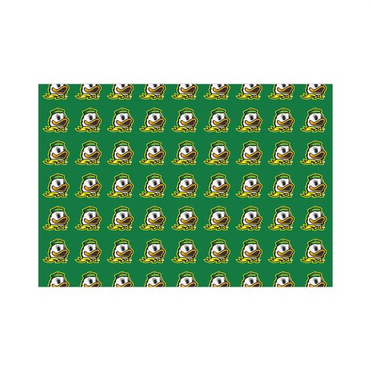 Oreg Ducks Gift Wrap Paper for Birthdays and Holidays Eco-Friendly