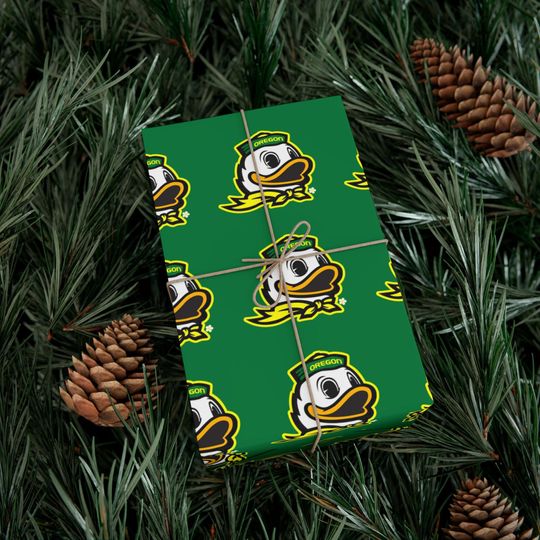 Oreg Ducks Gift Wrap Paper for Birthdays and Holidays Eco-Friendly