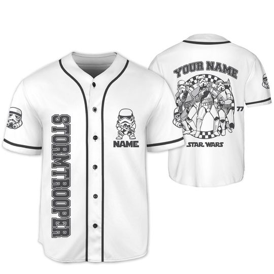 Personalized Star Wars Baseball Jersey, Star Wars Jersey Shirt