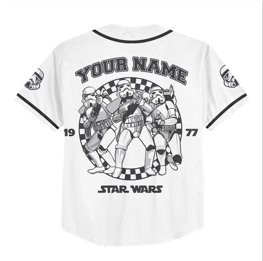 Personalized Star Wars Baseball Jersey, Star Wars Jersey Shirt
