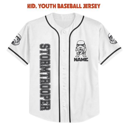 Personalized Star Wars Baseball Jersey, Star Wars Jersey Shirt