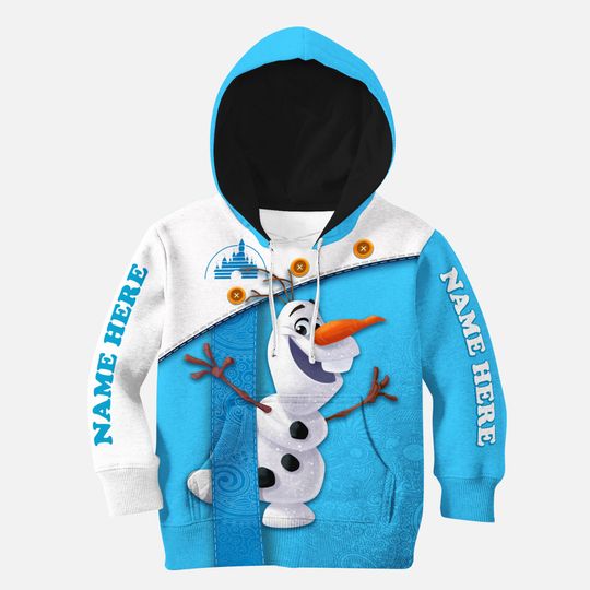 Olaf custom hoodies, olaf 3D Hoodie