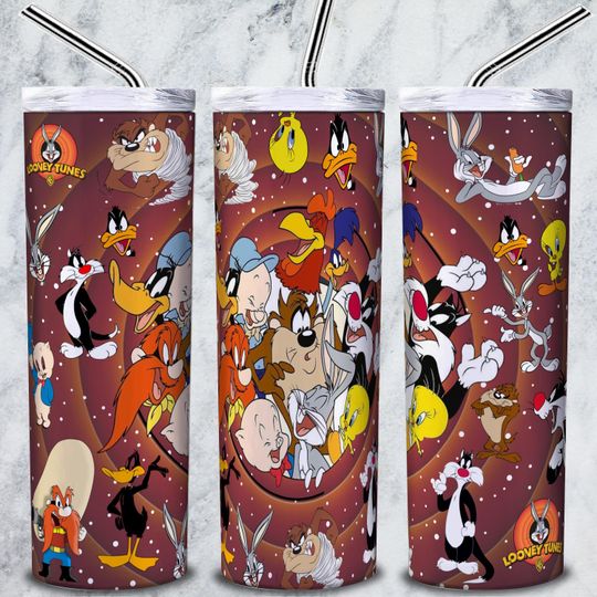 Cartoon 20oz Skinny Tumbler