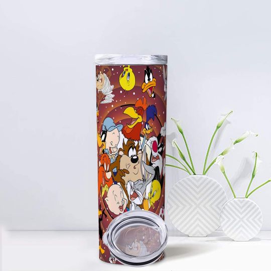 Cartoon 20oz Skinny Tumbler