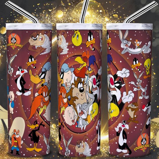 Cartoon 20oz Skinny Tumbler