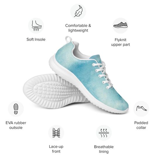 Ocean Smoke Athletic Shoes: Lightweight Gym Sneakers