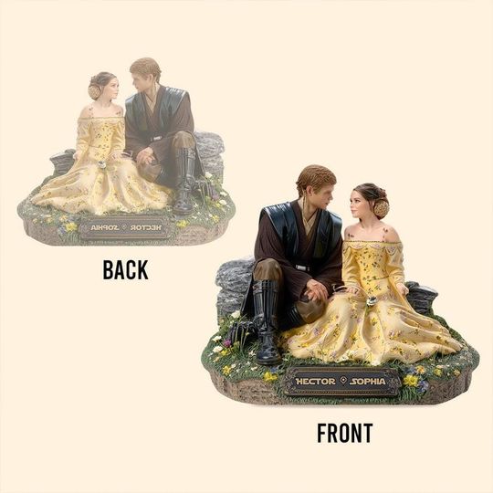 Personalized Space Adventure Couple Acrylic Plaque | Custom Sci-Fi Themed Anniversary & Wedding Gift