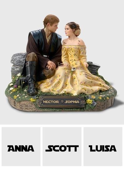 Personalized Space Adventure Couple Acrylic Plaque | Custom Sci-Fi Themed Anniversary & Wedding Gift