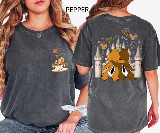 Comfort Colors Chip and Dale Double Sided T-Shirt