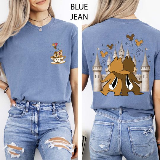 Comfort Colors Chip and Dale Double Sided T-Shirt