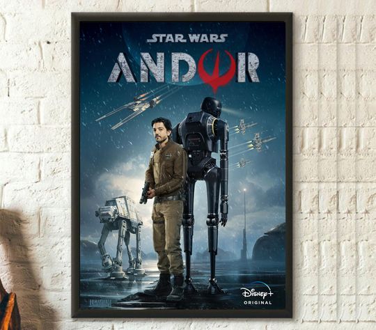 Star Wars Andor Disney Plus Premium Poster, Star Wars Andor Poster, The rebellion begin Star Wars Poster, Star Wars Rebel Alliance Poster