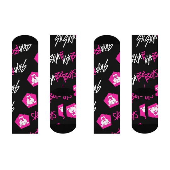Saja Boys Fan Socks, Kpop Hunters Cozy Gift for Friends, Teens, and Kpop Fans