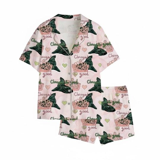 Wicked Change is good Pajama, Defy Gravity Set, Wizard Musical Shirt