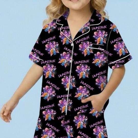 Kpop Hunters Huntrix Pajama Set, Huntrix Star Boy Pajama Set