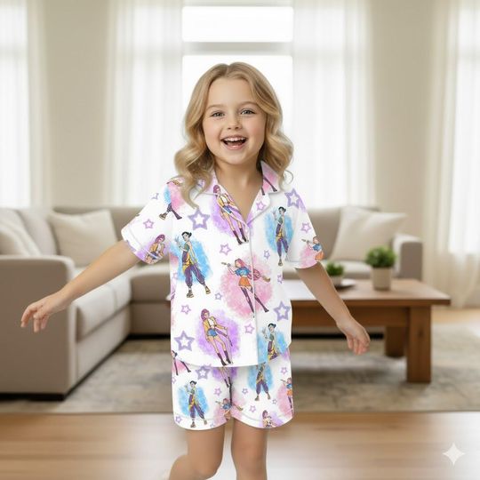 Kpop Hunters Huntrix Surface Pajama Set, Huntrix Star Pajama Set