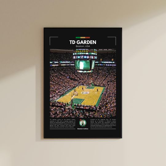 TD Garden Poster | Boston Celtics