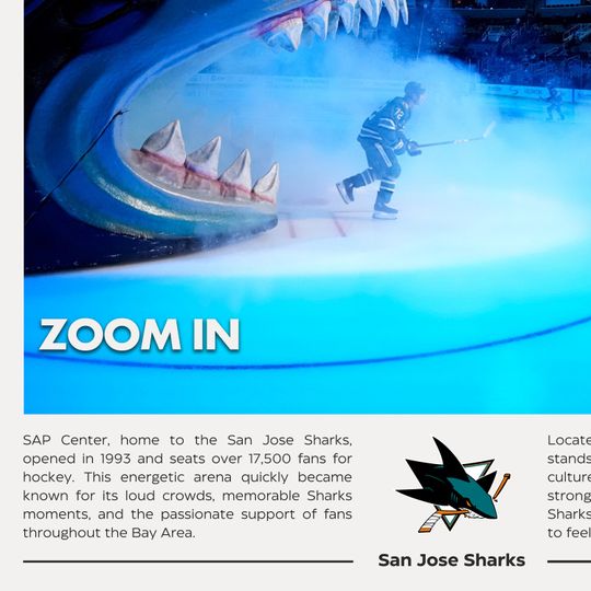 SAP Arena Poster | San Jose Sharks