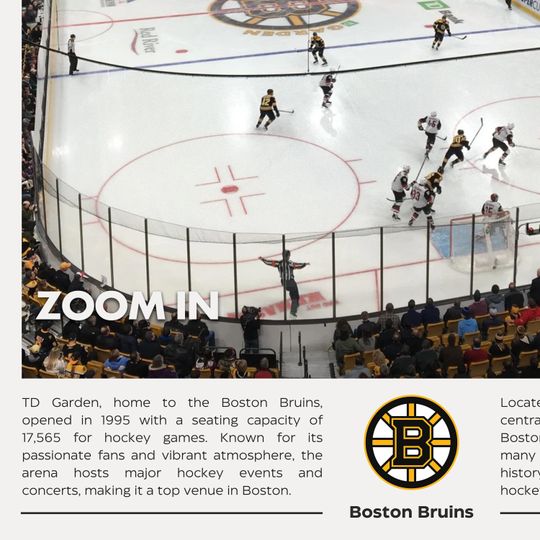 TD Garden Poster | Boston Bruins