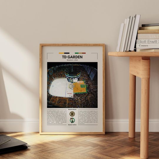 TD Garden Poster | Boston Celtics, Boston Bruins