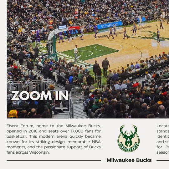 Fiserv Forum Poster | Milwaukee Bucks