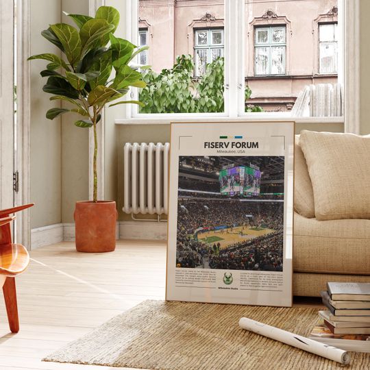 Fiserv Forum Poster | Milwaukee Bucks