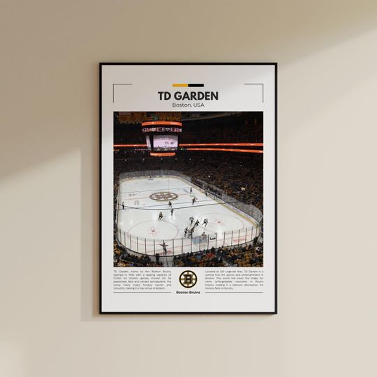 TD Garden Poster | Boston Bruins