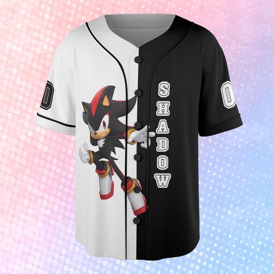 Personalized The Hedgehog Collection Baseball Jersey