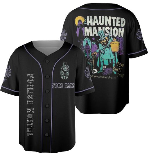 Personalized The Haunted Mansion Baseball Jersey