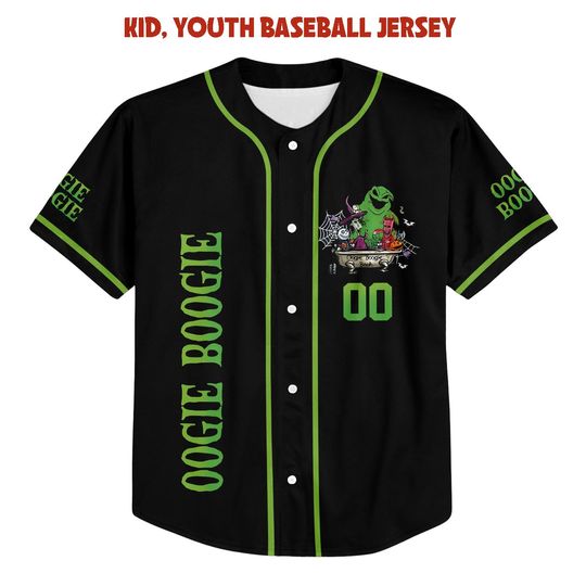 Custom Oogie Boogie Bash 2025 Halloween Baseball Jersey