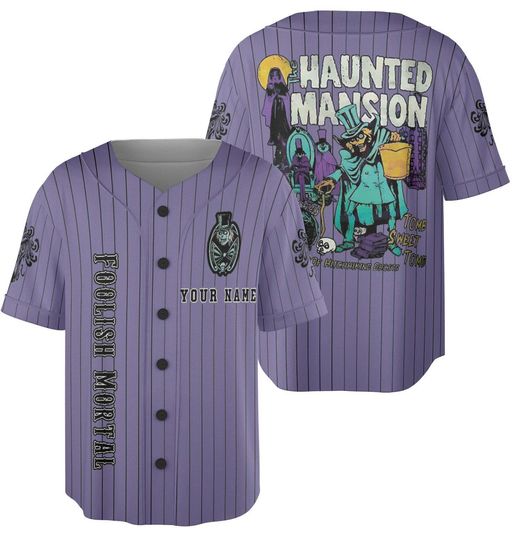 Personalized The Haunted Mansion Baseball Jersey