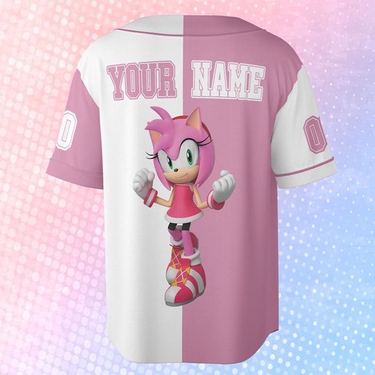 Personalized The Hedgehog Collection Baseball Jersey