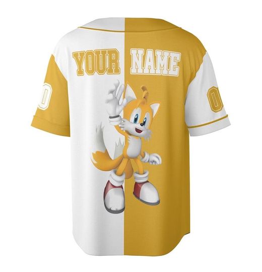 Personalized The Hedgehog Collection Baseball Jersey