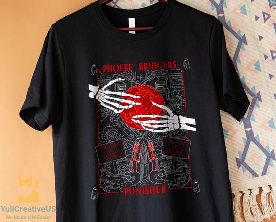 Phoebe Bridgers Punisher Shirt, Phoebe Bridgers Shirt