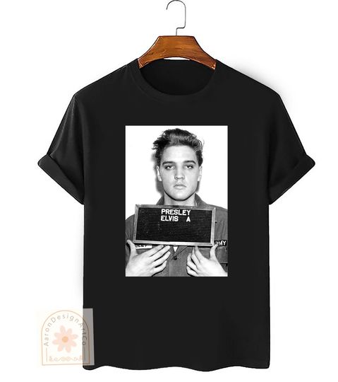 Elvis Presley Mugshot Shirt, Elvis Presley Shirt