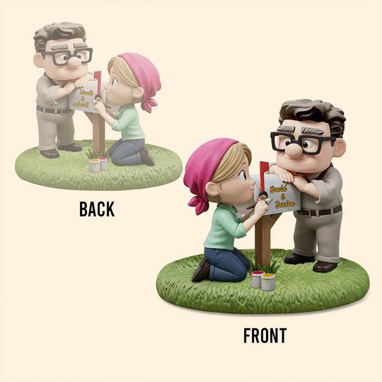 Custom Carl & Ellie Couple Acrylic Plaque | Custom Anniversary Love Gift