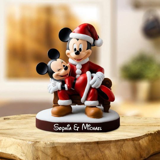 Personalized Cute Mouse Wedding Plaque, Custom Acrylic Keepsake, Couple Gift, Anniversary Couple Gift