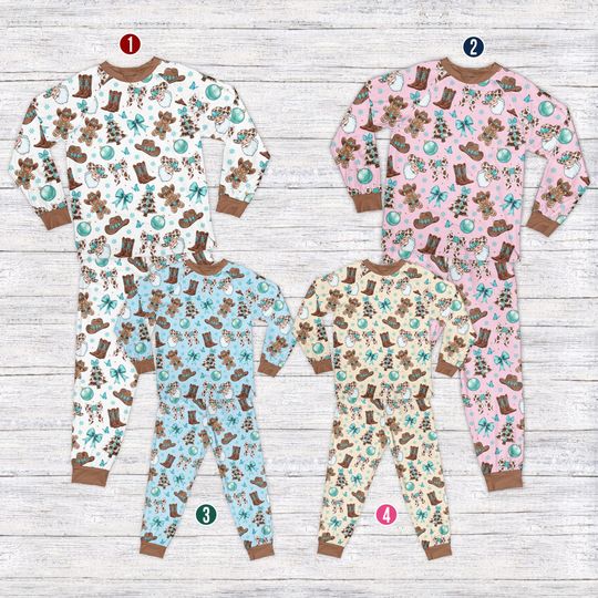 Howdy Christmas Pajamas Set, Western Cowboy Christmas Pajamas, Country Lover Holiday Gift