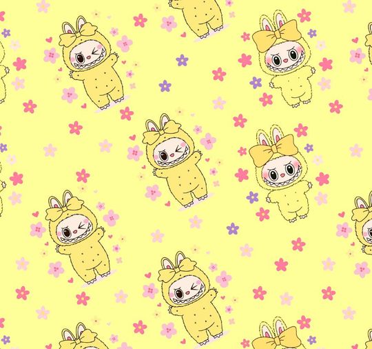 Cute labubu Fleece Blanket, Kid Blanket, Back To School Gift