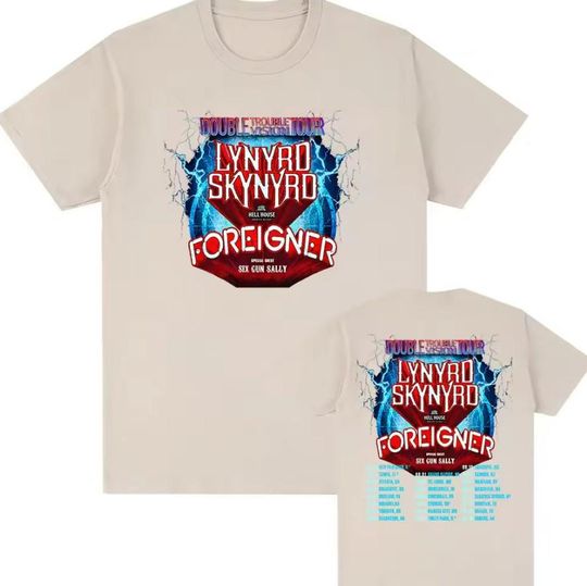 LYNYRD SKYNYRD & FOREIGNER Tour 2026 Shirt