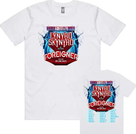 LYNYRD SKYNYRD & FOREIGNER Tour 2026 Shirt