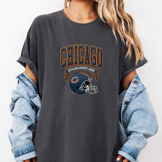 Embroidered Los Angles Chargers Oversized Sweatshirt, Unisex College Sweater, Vintage Streetwear Pullover