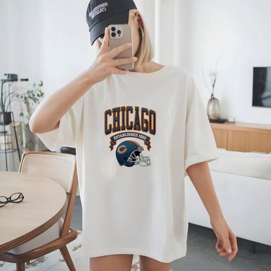 Embroidered Los Angles Chargers Oversized Sweatshirt, Unisex College Sweater, Vintage Streetwear Pullover